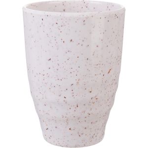 Bright Designs Melamine Cup Without Handle, 150 Ml - White Red