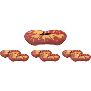 Arco Glass Arcopyrex Gateau Set, 7 Pieces - Yellow Red