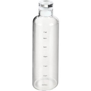 Rocky Glass Oil Bottle, with Tight Fitting Lid, 500 ml - Clear