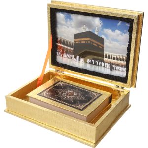 Quran Kareem Wood Box, 30×23 cm - Gold