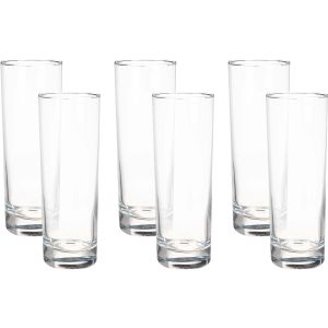Lav Glass Shop Set, 6 Pieces, 315 ml - Clear