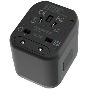 Devia Wall Charger, multi-use - Black