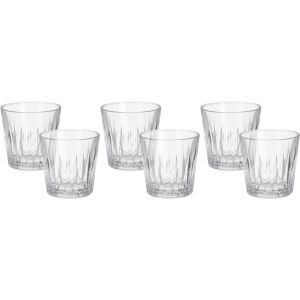 Pasabahce Glass Cups Set, 6 Pieces, 300 ml - Clear