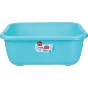 طبق غسيل بلاستيك عميق نانا، 13.5×28×34.5 سم - تركواز