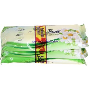 Max Touch Baby Wipes, 3 pieces, 40 Wipes Each - Green