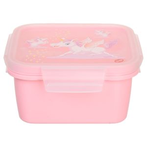 Snips Plastic Lunch Box for Kids, 0.8 Liter - Rose