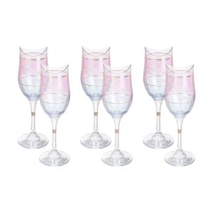 Bohemia Glasses Set, 180 ml, 6 Pieces - Multicolor
