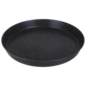 Nouval Granite Round Tray, 33 cm - Black