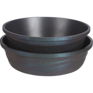 Kazan Granite Oven Tray Set, 2 Pieces - Green