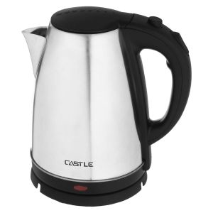 Castle EK1017S Stainless Steel Electric Kettle, 1.7 Liter, 1850 Watt - Silver
