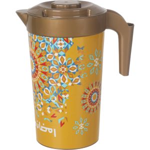 Max Plast Plastic Water Bottle, 1.8 Liter - Brown