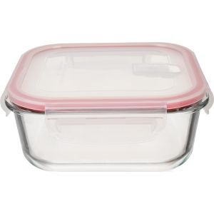Pedrini Thermal Glass Refrigerator Box, 1.1 litre - Clear Rose