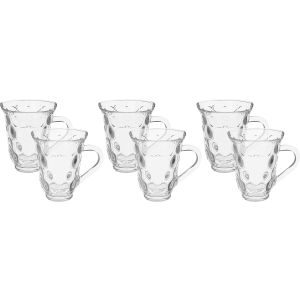 Blink Max Glass Tea Cup Set, 6 Pieces, 170 ml - Clear