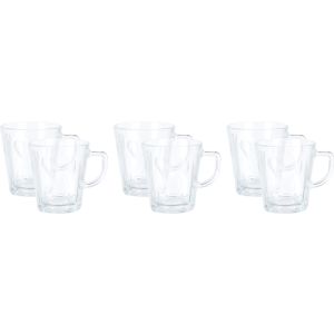 Luminarc Glass Mug Set, 6 Pieces - Clear