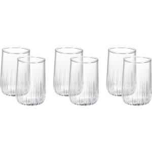 Pasabahce Glass Cup Set, 6 Pieces, 135 ml - Clear
