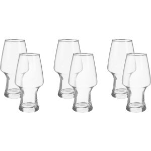 Ocean Glass Juice Cup Set, 6 Pieces, 565 ml - Clear