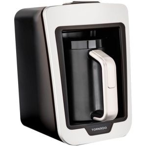Tornado TCME-100 W Automatic Turkish Coffee Maker, 330 ml - Black White
