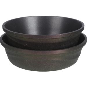 Kazan Granite Oven Tray Set, 2 Pieces - Purple