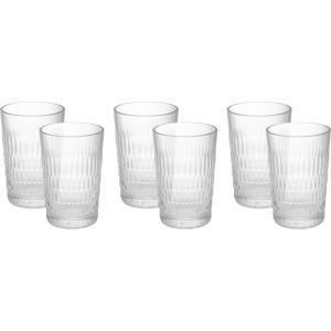 Pasabahce Glass Juice Cup Set, 6 Pieces, 350 ml - Clear