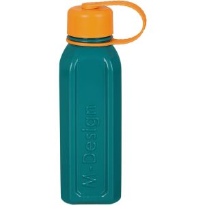 M-Design Plastic Water Bottle, 650 ml - Turquoise
