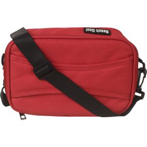 Beach Cool Thermal Bag Fabric Lined Bag for Food Preservation, 3 Liter - Red