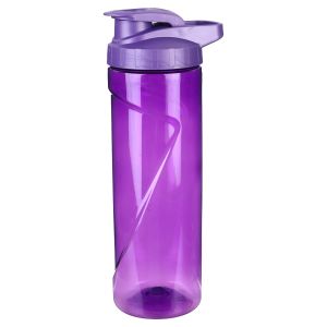 Max Plast Plastic Water Bottle, Squeeze Lid, 800 ml - Purple