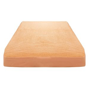 Royal Crown Cotton Mattress Cover, 120×195 cm - Orange