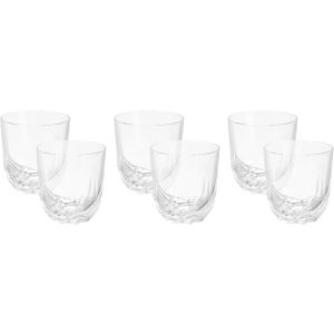 Rcr Crystal Glass Cup Set, 6 Pieces, 400 Ml - Clear