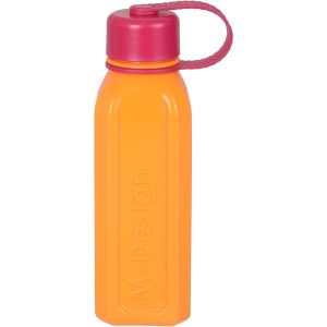 M-Design Plastic Water Bottle, 650 ml - Orange