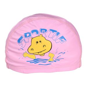 Silicon Swimming Cap For Children, 23 cm - Pink