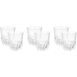Rcr Crystal Glass Cup Set, 6 Pieces, 350 Ml - Clear