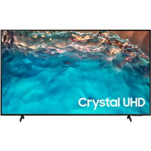 Samsung UA75BU8000 Slim Design Smart TV with Built-in Receiver, 75 Inch, LED, UHD, 4K - Black