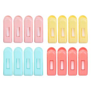 Bassiouny Plast Plastic Clip Set, 16 Pieces, 6 cm - Multicolor