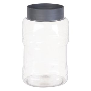Max Plast Squared Plastic Jar, 580 ml
