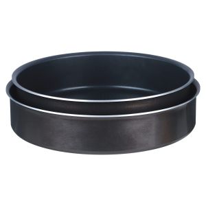 Tefal Round Oven Tray Set, 2 Pieces - Dark Brown