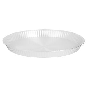 Al Ahram Aluminum Tart Cake Mold, 30 cm - Silver