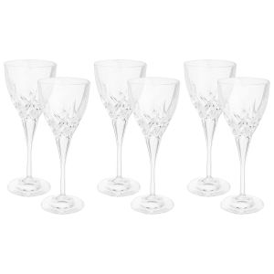 Rcr Trix Crystal Glass Cups Set, 6 Pieces, 250 ml - Clear