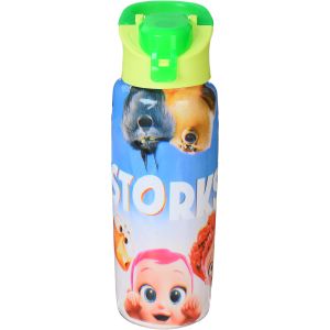 Winner Plast Plastic Sports Water Bottle for Kids, 640 ml, with Squeeze Cap - Light Green