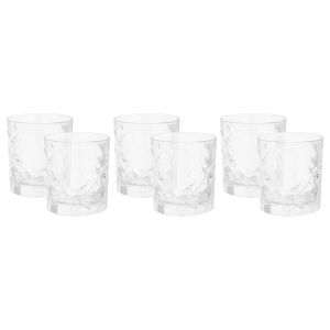 Rcr Luxury Crystal Glass Cup Set, 6 Pieces, 230 ml - Clear