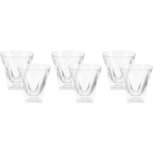 RCR Glass Cup Set, 6 Pieces - 270 ml - Clear
