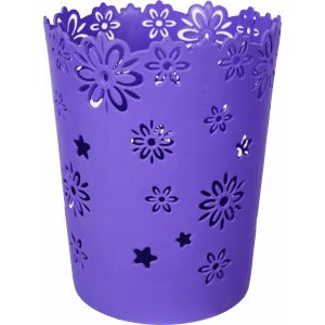 باسكت قمامة بلاستيك، 17×14 سم - بنفسجي
