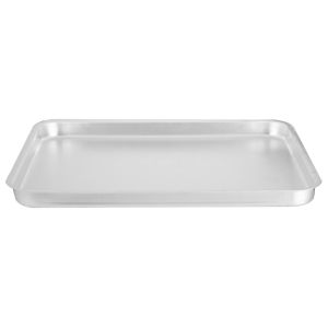 Al Ahram Aluminum Biscuit Tray, 40×50 cm - Silver
