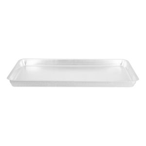 Al Ahram Aluminum Biscuit Tray, 40×60 cm - Silver