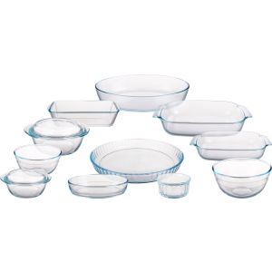 Pyrex Thermal Glass Oven Dish Set 13 Pieces - Clear