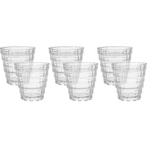 Blink Max Glass Tea Cup Set, 6 Pieces, 350 ml - Clear