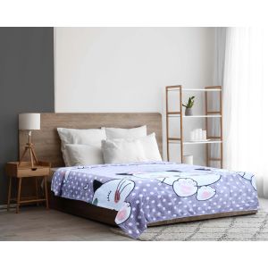Zebda Fabric Bed Heater, Decorated With Colors & Drawings, Crystal Model, 220x240 cm, 1200 g