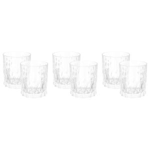 RCR Marilyn Glass Cups Set, 6 Pieces, 340 ml - Clear