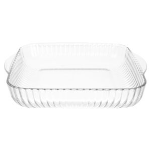 Borcam Pyrex Oven Dish, 3.2 Liter- Clear