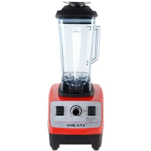 Sokany SK-444 Electric Blender, 4500 watt, 2000 ml - Red