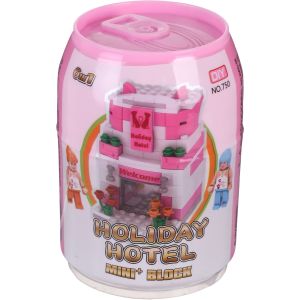 Plastic Cubes Can Shape House Building Toy - Pink